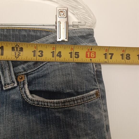 Vintage American Eagle Boyfriend 77 Bootcut Jeans Mid Rise Denim Y2K Sz 10 Short - Picture 8 of 10